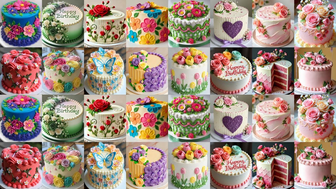 🌈🌹Latest Cake Design For Girl/Birthday Cake For Ledies/Women's Birthday Cake/Girls Birthday Cake