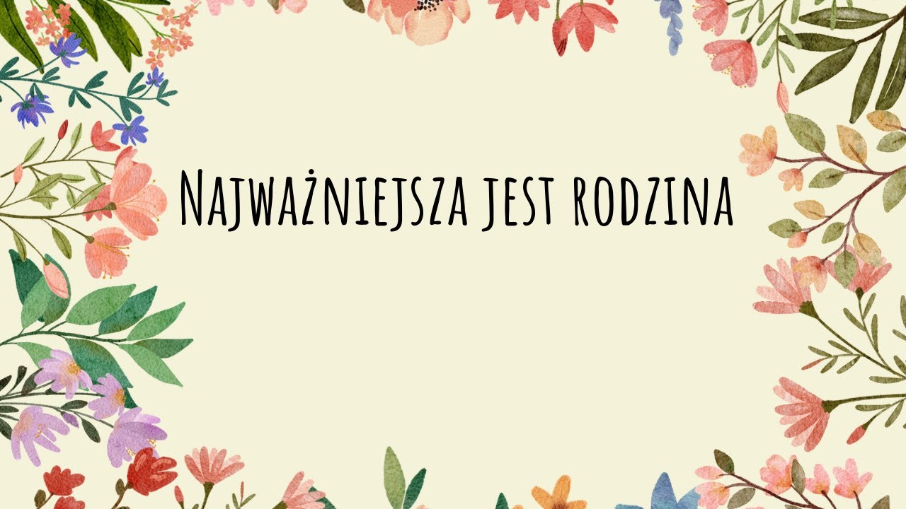 NAJWAŻNIEJSZA JEST RODZINA - piosenka na Dzień Mamy i Taty - Trelikowo
