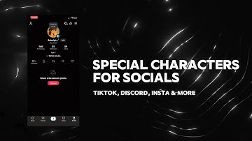 Change Your Username Font with Special Characters on TikTok, Instagram & Discord