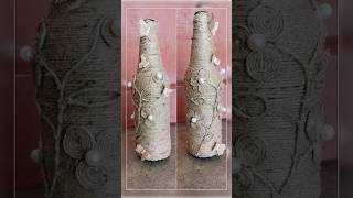 Bottle Craft/Bottle Craft With Jute#diy#jute#bottlecraft#craft#shortvideo#shorts#youtubeshorts#viral