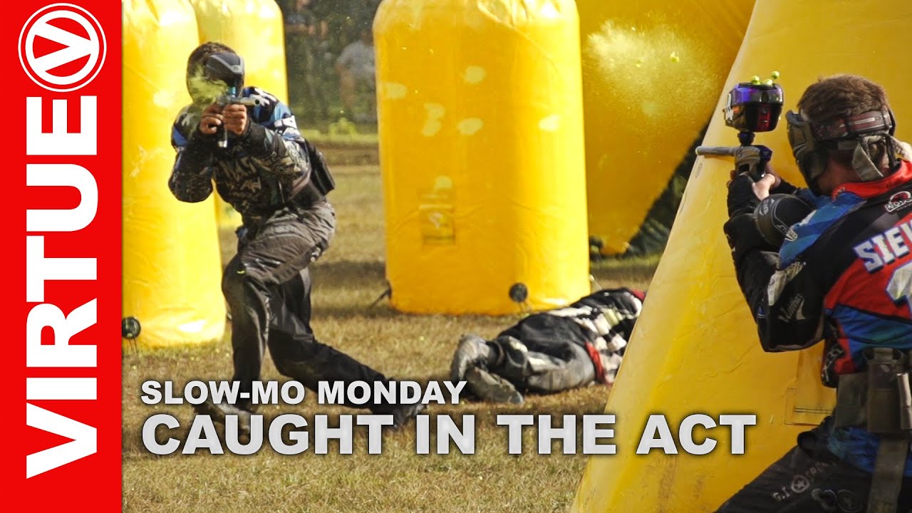SlowMo Monday Morning Paintball Caught in the Act YouTube