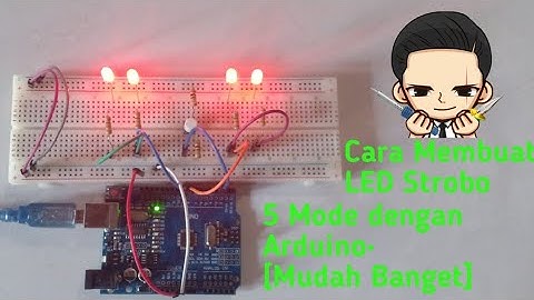 LED Strobo 5 Mode dengan Arduino