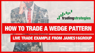 How to trade an Autochartist wedge pattern and a live trade example from the James16Group