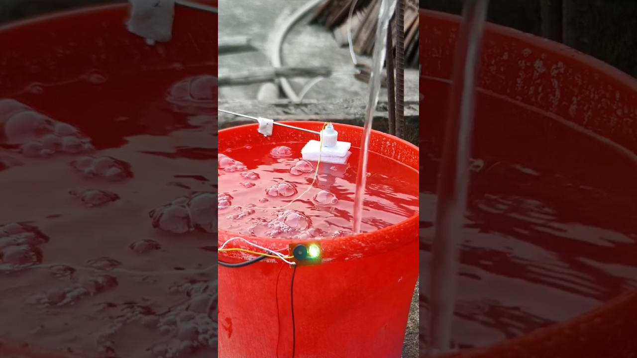 Make Float switch and stop water Overflow. #diyprojects