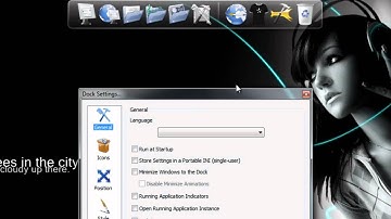 RocketDock - Mac dock bar for windows