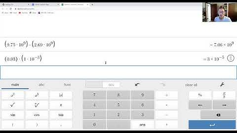 Scientific Notation   Using Desmos Calculator