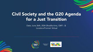 Session II - Just transition and civil society perspectives