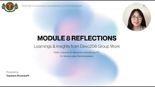 Famous Devc208 - Module 8 Profile