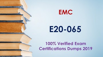 E20-065 Mock Test - Latest E20 065 Questions Revealed