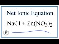 Net Ionic Equations and Reactions