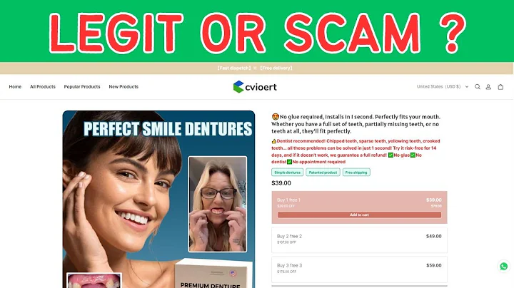 Cvioert Dentures Review - Real or Scam ? The Truth Exposed