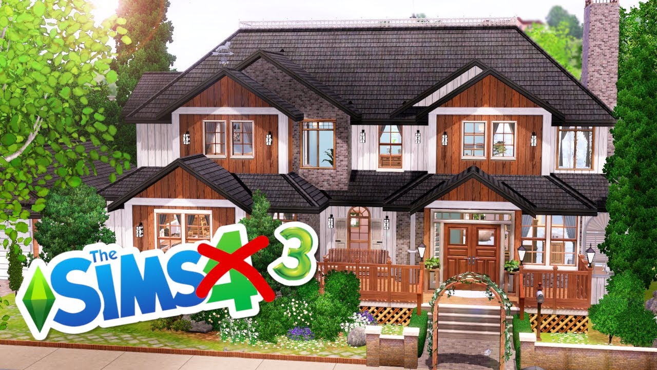 My First House In Sims 3 The Sims 3 Speed Build No Cc Youtube