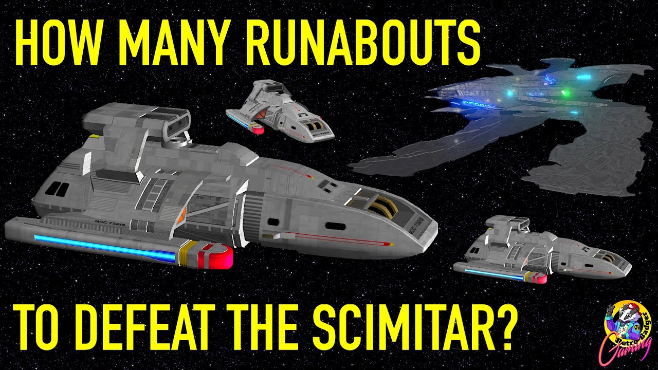 A Fleet Of Runabouts VS The Reman Scimitar! 