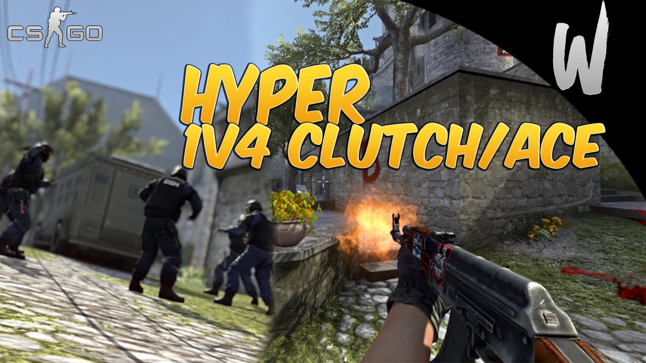CS:GO - Hyper 1v4 Amazing Clutch/Ace