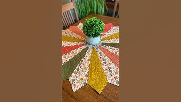 Watch as I Create a Large Daisy Dresden Table Topper🌼Please LIKE & comment if you like this Short❤️