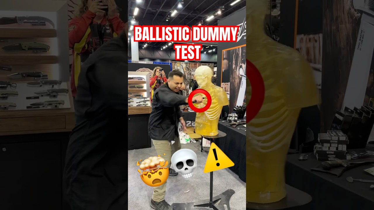 How DEADLY is a Stiletto Knife? Balistic Dummy Test 