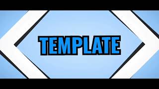 2D Amazing Light Blue Intro Template