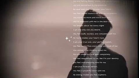 Don't play this unless u want him begging for you. (Love spell ♥︎ )