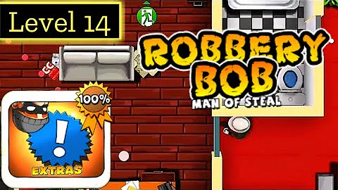 Robbery Bob (Extras - Level 14) | 100% Gameplay Walkthrough No Commentary