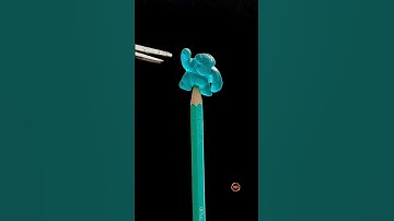Cutting a gummy gorilla #shorts #asmr #macroobject