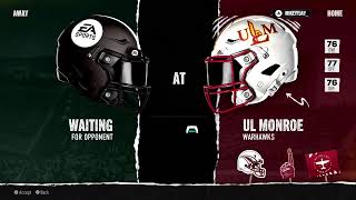 ULM vs Baylor 3 Star Dynasty Week 2