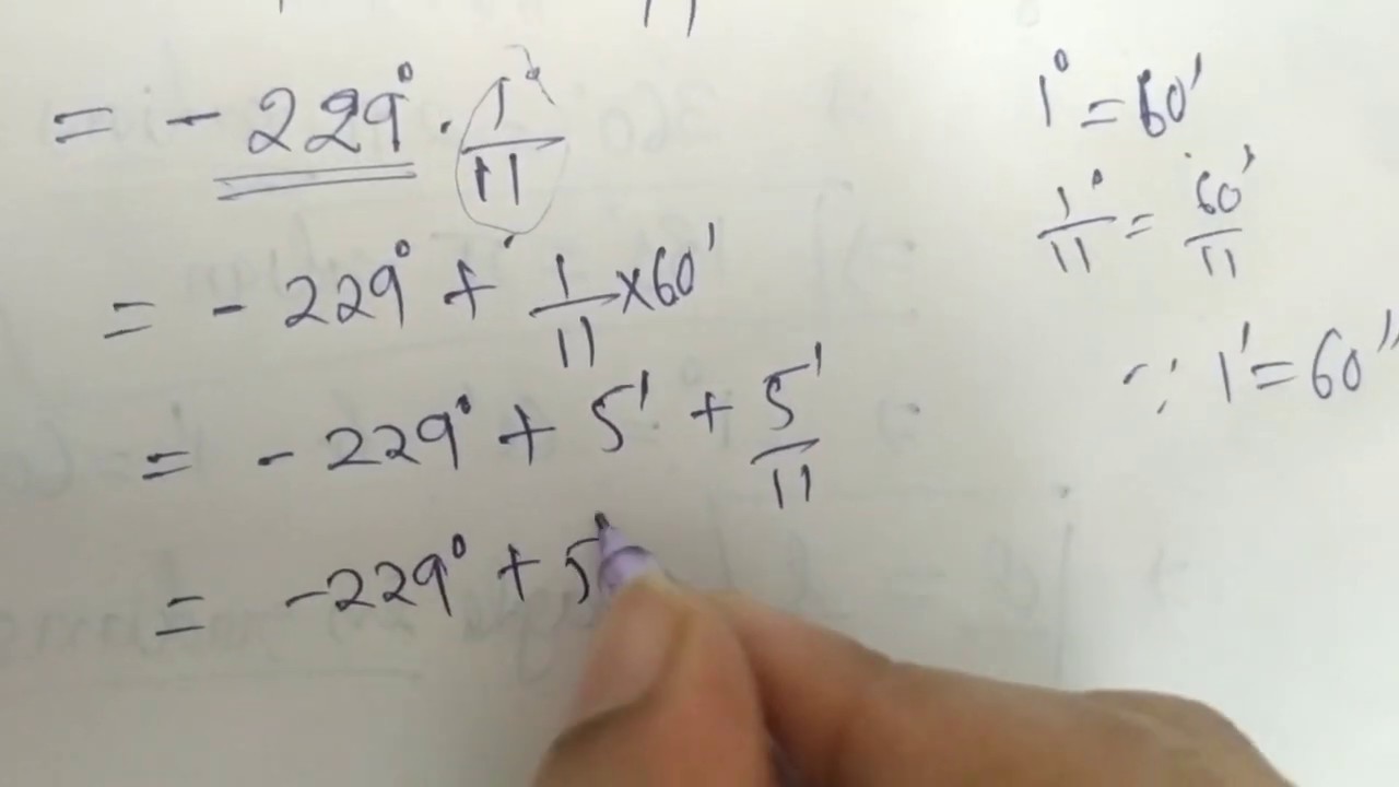 11 mathematics Degree and Radian Measurements - YouTube