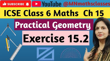 Icse class 6 Maths, Chapter 15, Practical Geometry|| Ex 15.2 || Super Maths Star 👍 Subscribe 👍 Like 