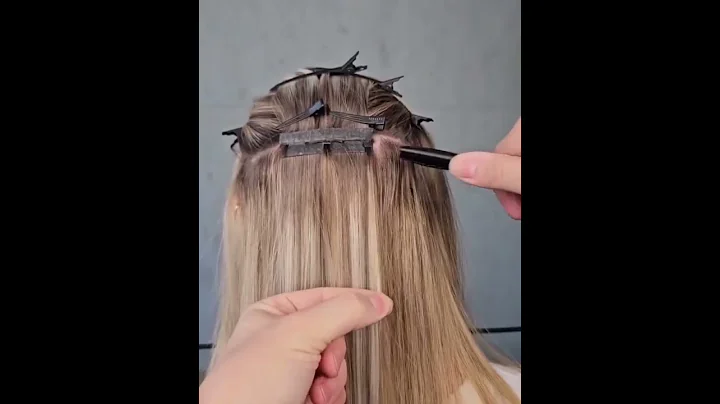 PU hole weft hair extension Butterfly weft hair #hairextensions #butterflyhairs #hairstyle #hair