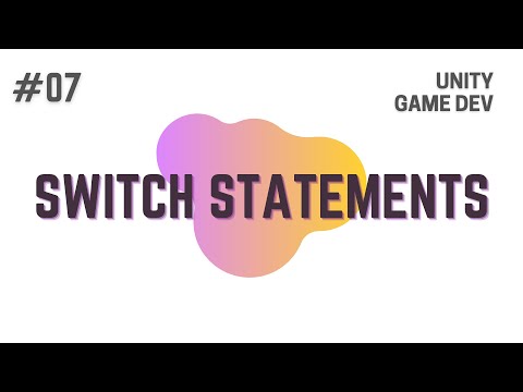 How To Make A Game | Unity C# - Switch Statement | Unity Tutorial | Game Development | Unity 2D