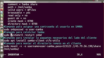 Tutorial de instalación del protocolo Samba en Debian 10