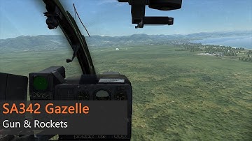 [DCS] SA342 Gazelle - Gun & Rockets