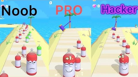 Juice Run Game noob vs Pro vs Hacker #juiceRun gaming unlimited levels