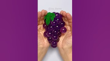 포도 말랑이 만들기  🍇 Grape Squishy DIY with Nano Tape! #실리콘 테이프