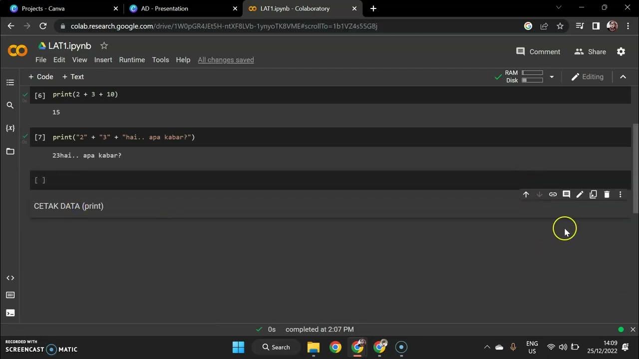 AD - Python - assignment - YouTube