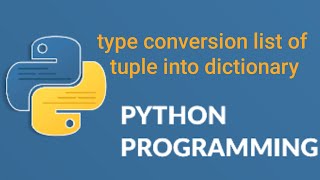 Write a python program to convert list of tuple into dictionary in Hindi