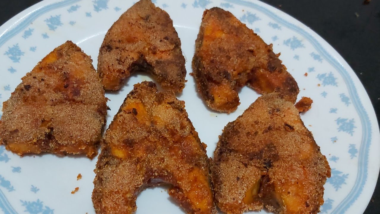 Fish Roop Chand mangalore style fish fry in telugu| Roop chand fish fry - YouTube