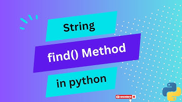 (SY) Mastering the find() Method in Python