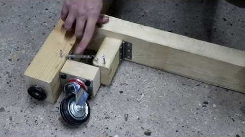 CNC Table with leveling feet AND WHEELS!