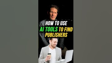 How To Use AI Tools To Find Publishers