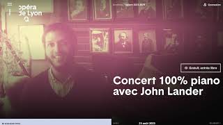 Emily - John Lander - Live at lopéra de Lyon 2023