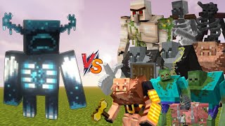 Warden vs all mutant creatures battle