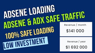 Adsense Loading - 100$/Day | Adsene & Adx Safe Traffic Trick | 100% Safe Loading