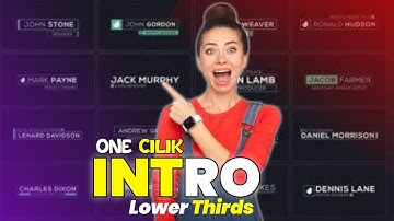 How to | Create Intro, Lower Thirds, Titel Animation for your video with an App | Hype Text