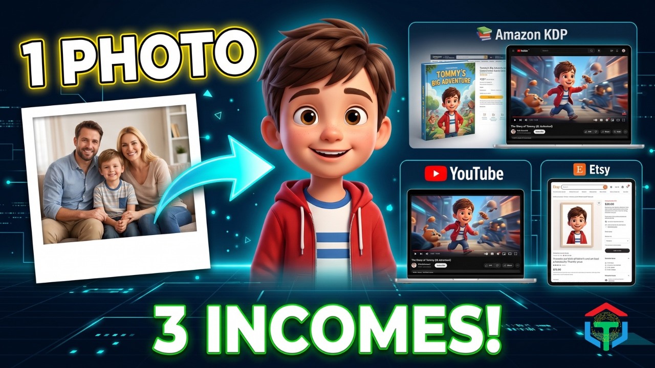 Transforming a Single Photo into a Multi-Platform Children's Publishing Business Using AI