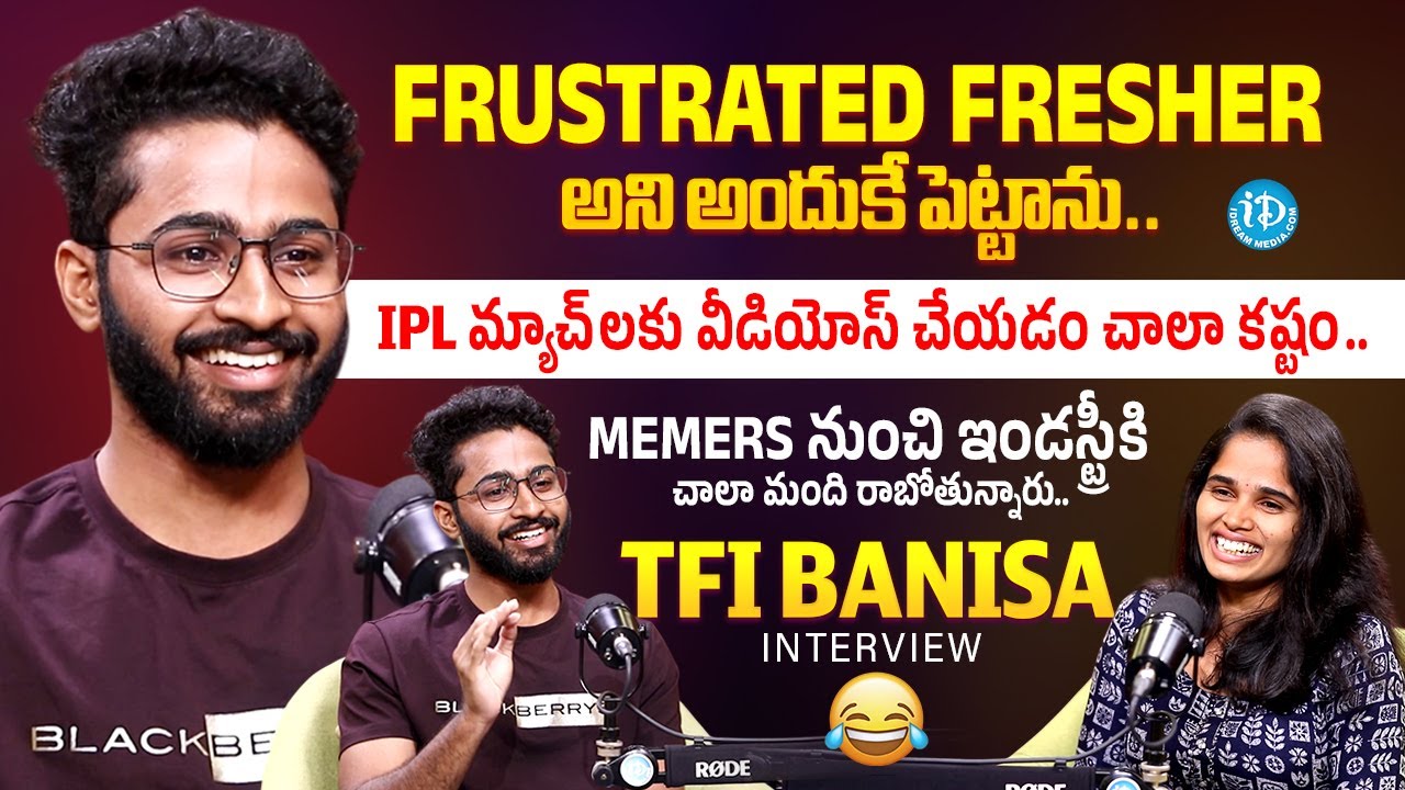 FRUSTRATED FRESHER Sai Praveen Funny Interview With Anchor Vyshu | Social Media Stars With Vyshnavi