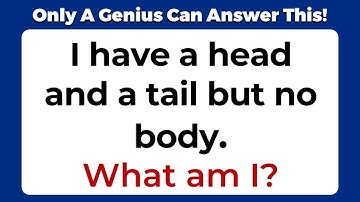 ONLY A GENIUS CAN ANSWER THESE 10 TRICKY RIDDLES | Riddles Quiz With Answers #58