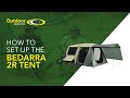 How to set up the outdoor connection bedarra 2r tent