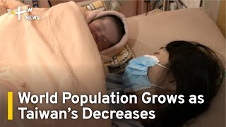 World Population Grows as Taiwan’s Decreases | TaiwanPlus News