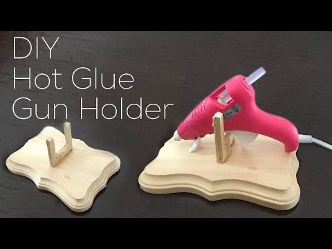 DIY Hot Glue Gun Holder - Shanty 2 Chic