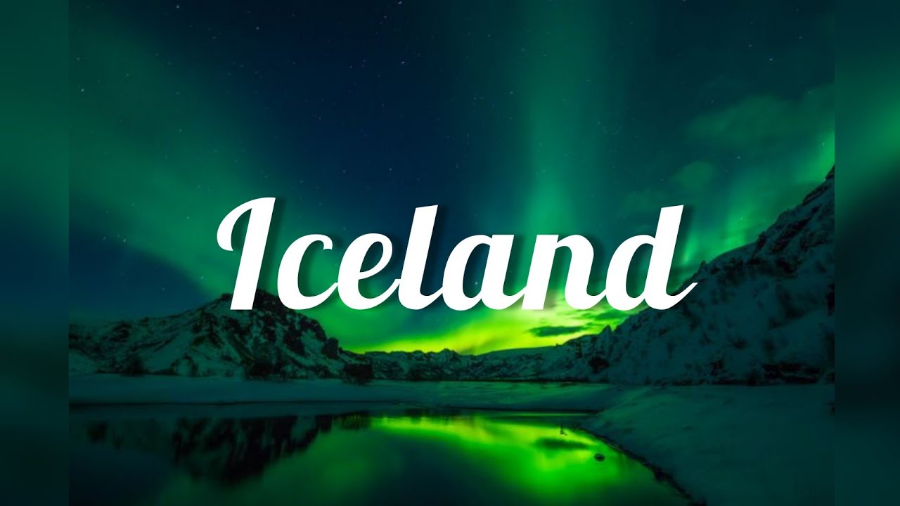 Iceland is a Nordic island country in the North Atlantic Ocean  in HD 4k